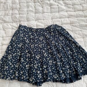 Floral Navy Skirt